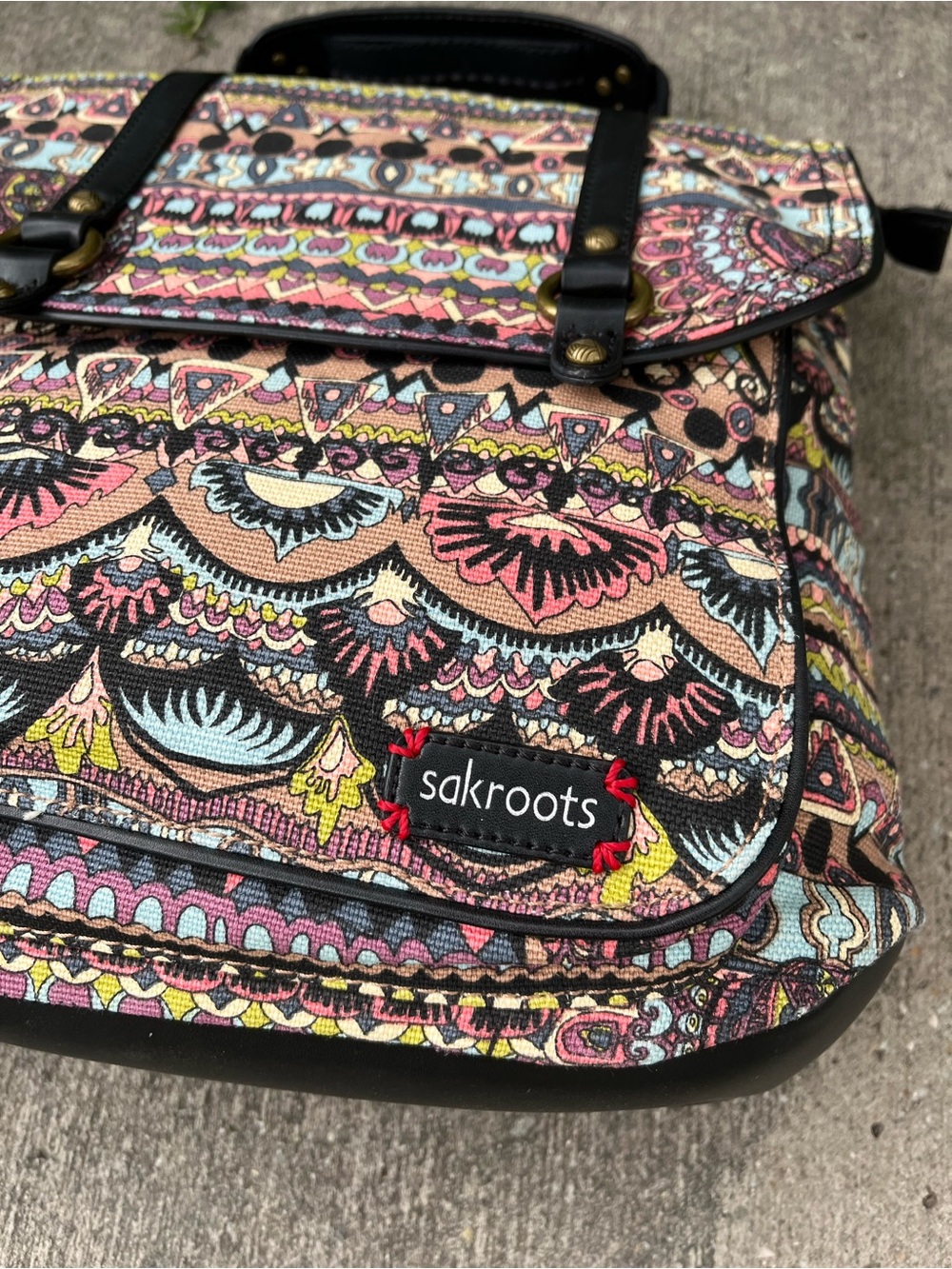 🆕 Listing!  Sakroots | Convertible Multicolor Patterned Backpack - Picture 3 of 8